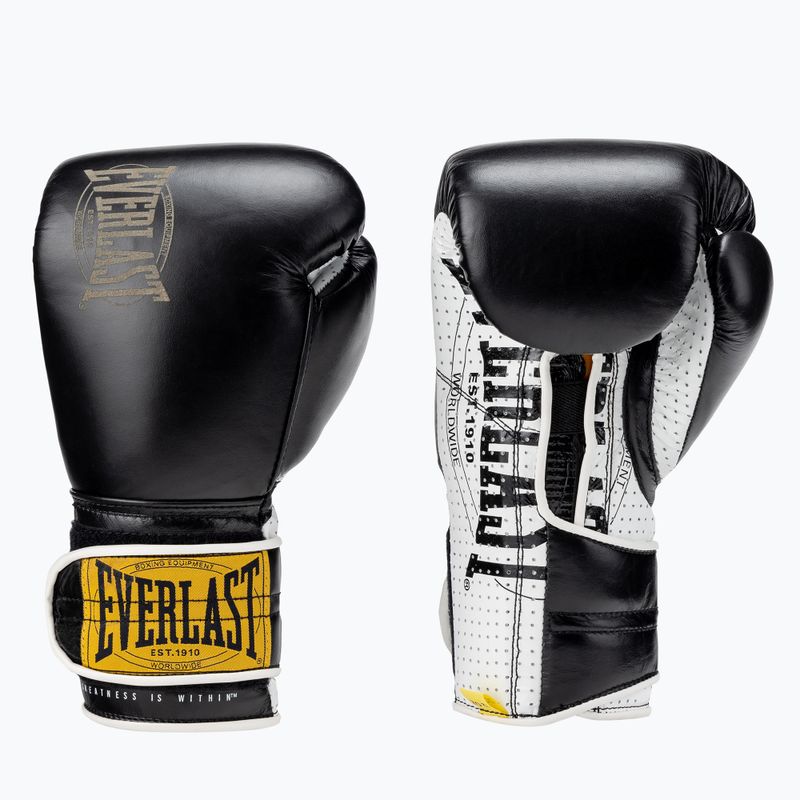 EVERLAST 1910 Classic Pro Schwarz Boxhandschuhe EV1910PRO BL-12 OZ. 5