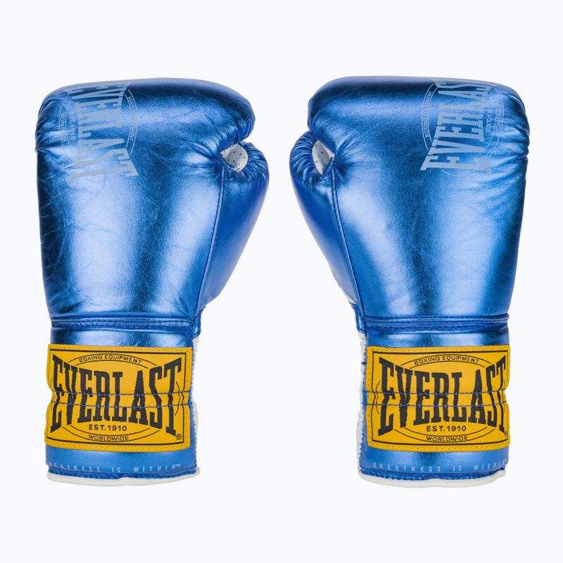Boxhandschuhe Everlast Fight Leather blue 2