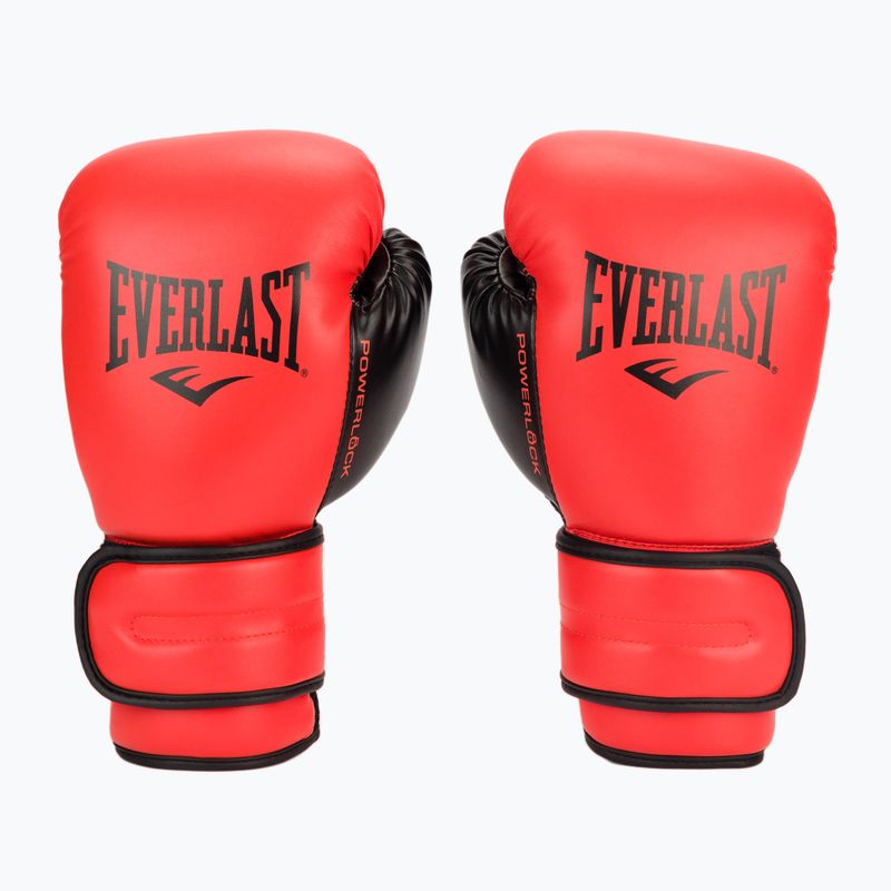 EVERLAST Powerlock Pu Herren Boxhandschuhe rot EV2200