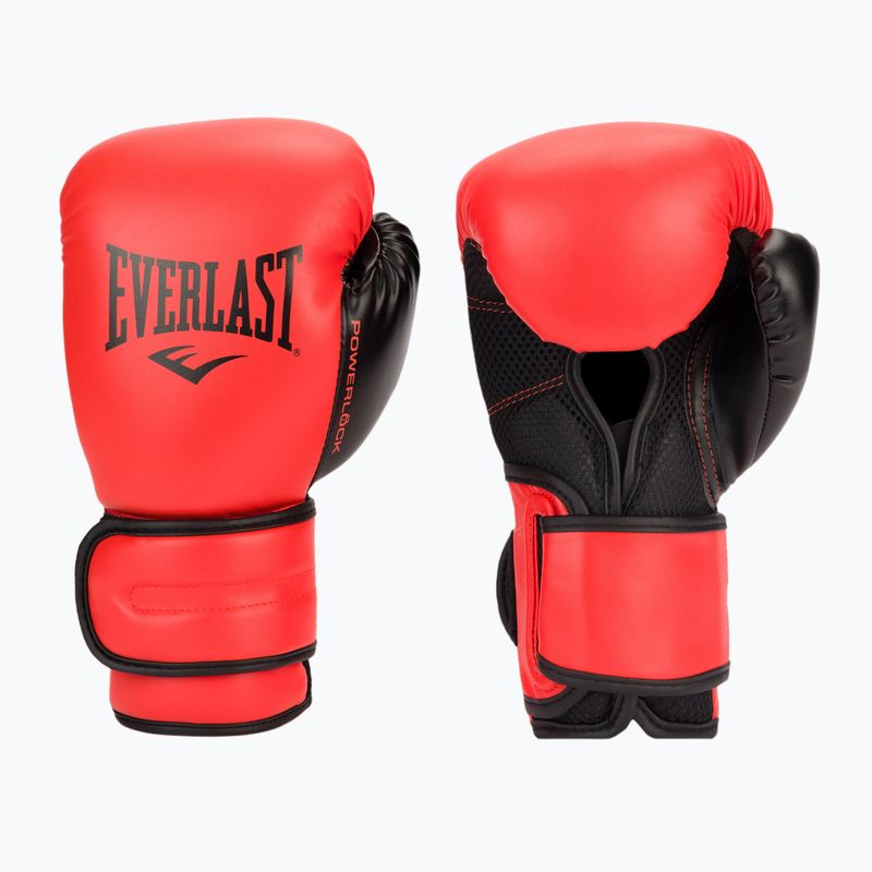 EVERLAST Powerlock Pu Herren Boxhandschuhe rot EV2200 3