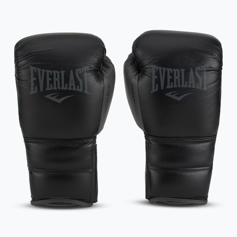 Boxhandschuhe Everlast Powerlock 2 Laced Pro Training black 2