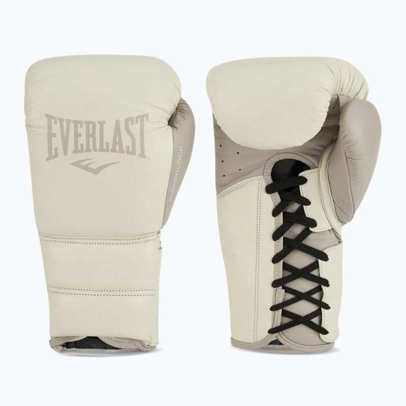 Boxhandschuhe Everlast Powerlock 2 Laced Pro Training white