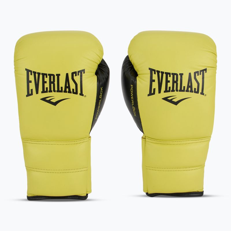 Boxhandschuhe Everlast Powerlock 2 Laced Pro Training neon yellow 2