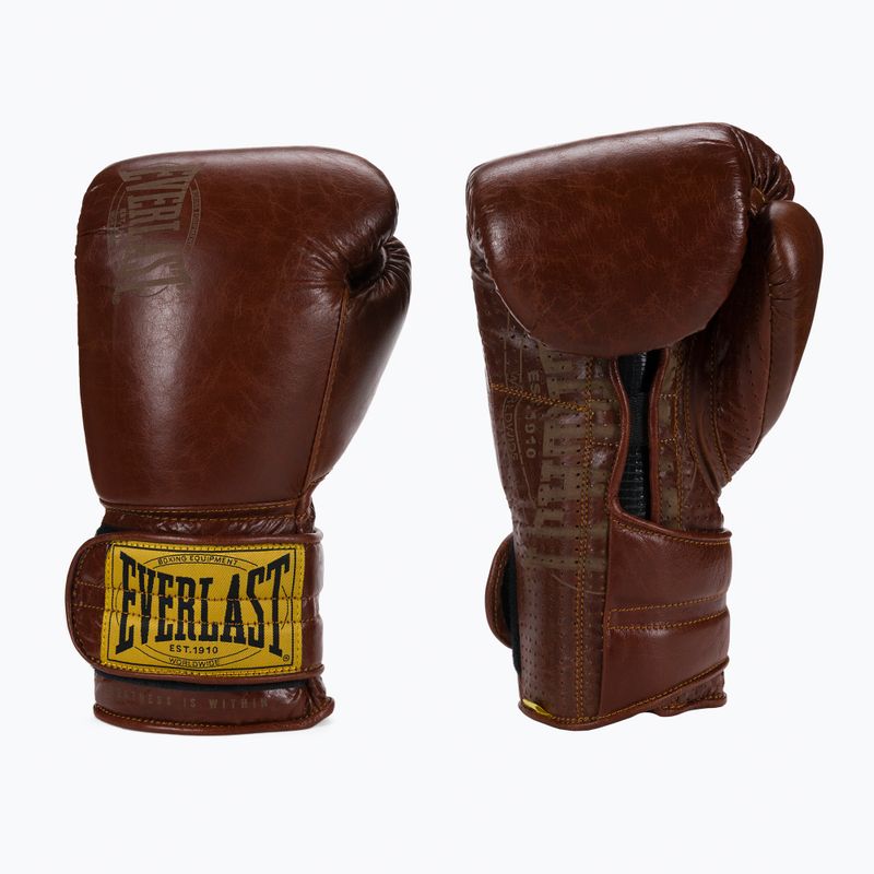 EVERLAST 1910 Classic Pro braun Boxhandschuhe EV1910PRO 3