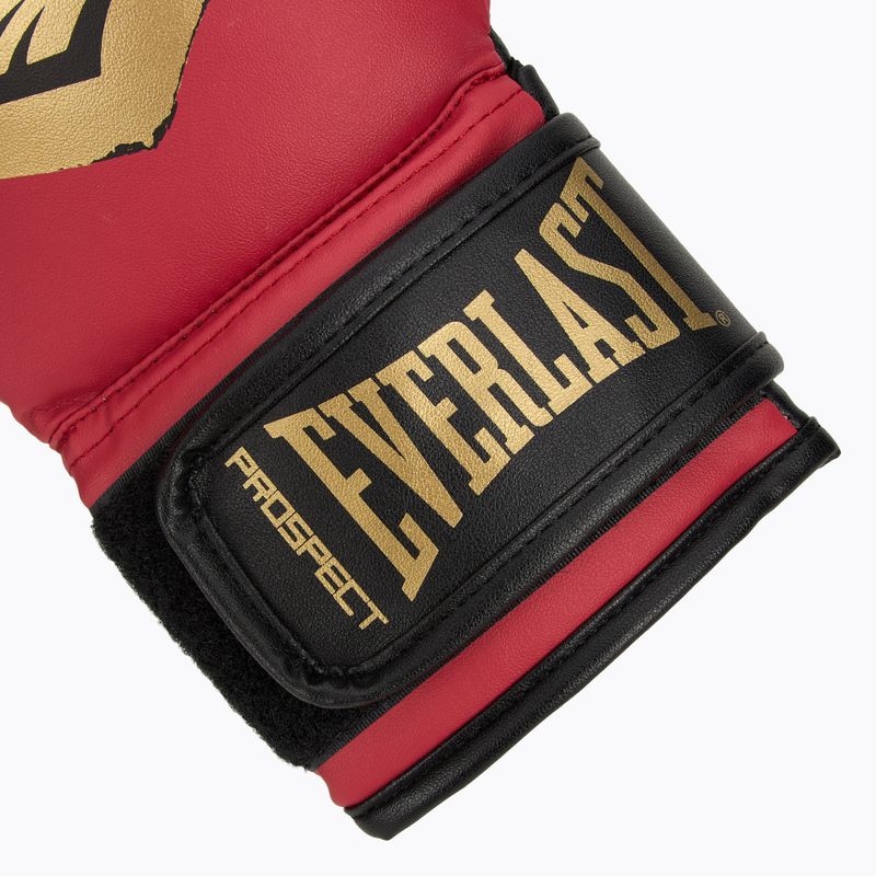 Everlast Prospect 2 Boxset Helm + Schilde + Handschuhe rot/gold 7