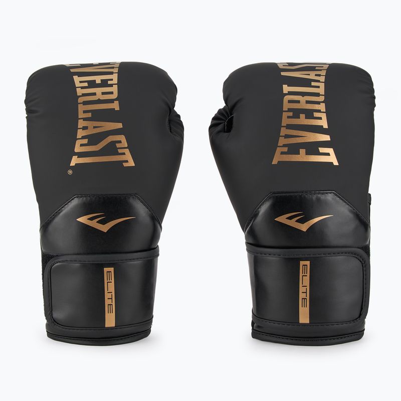 Boxhandschuhe Everlast Pro Style Elite 2 black/gold 2