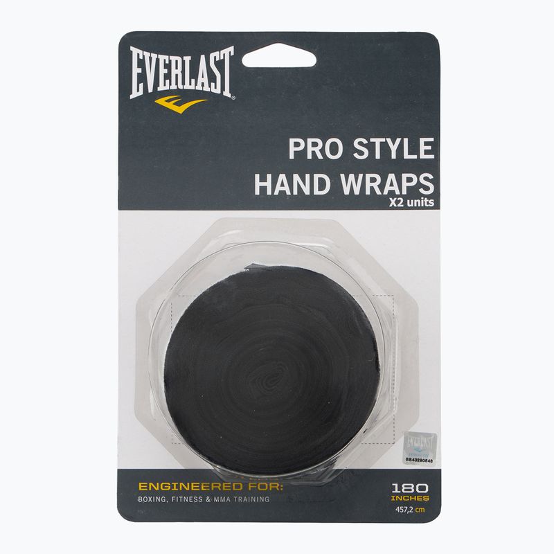 Boxbandagen Everlast 450 cm black 2