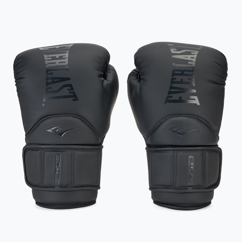 Boxhandschuhe Everlast Elite 2 Pro Boxing Leather black 2