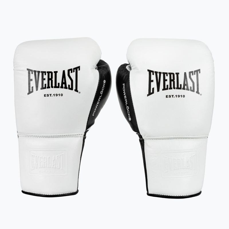 Boxhandschuhe Everlast Powerlock Pro OG Laced white/black 2