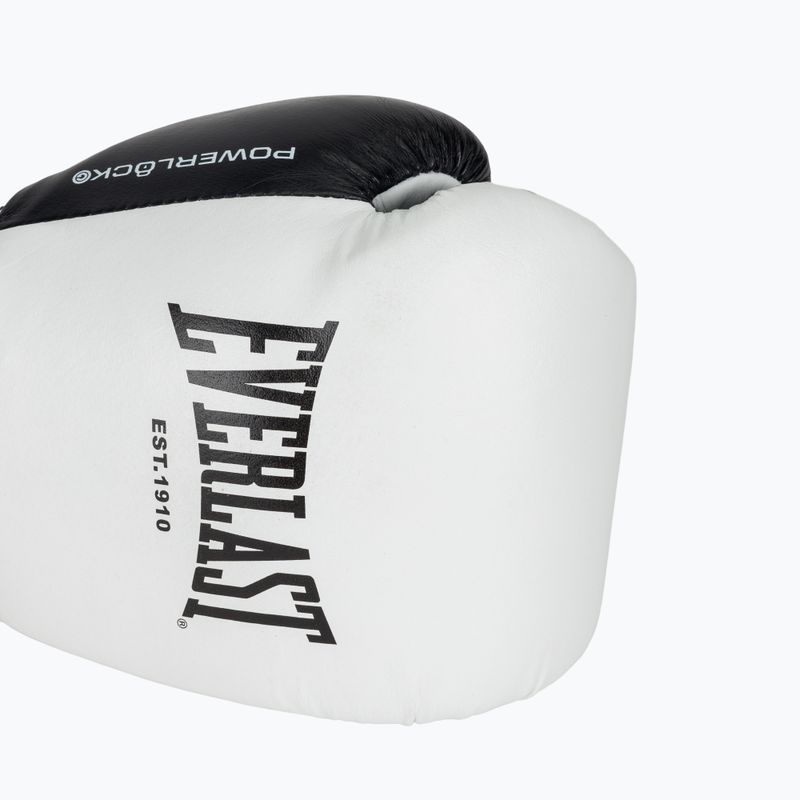 Boxhandschuhe Everlast Powerlock Pro OG Laced white/black 5