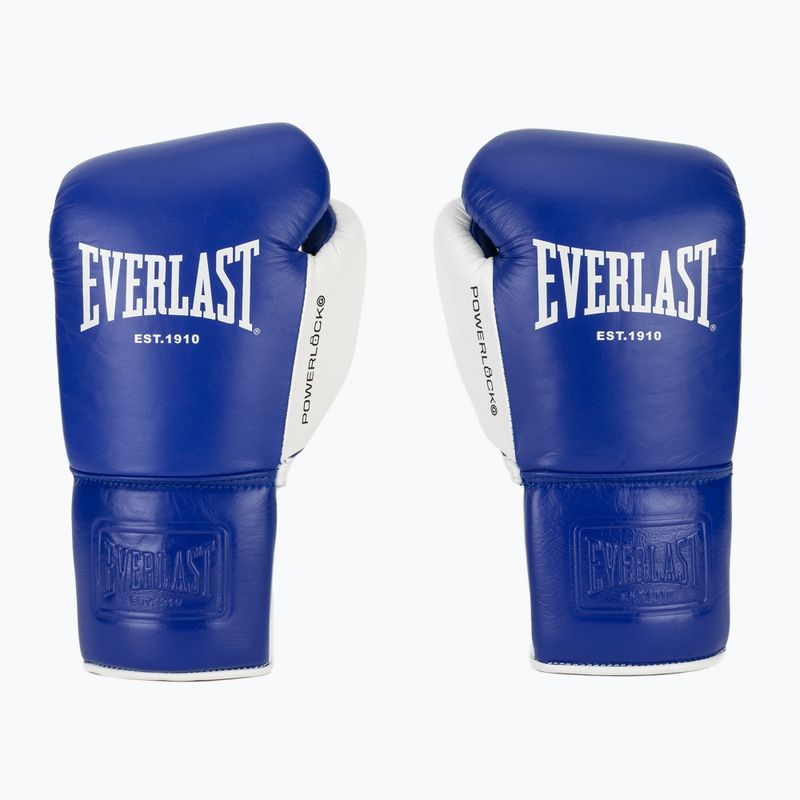 Boxhandschuhe Everlast Powerlock OG Pro Fight blue/white 2