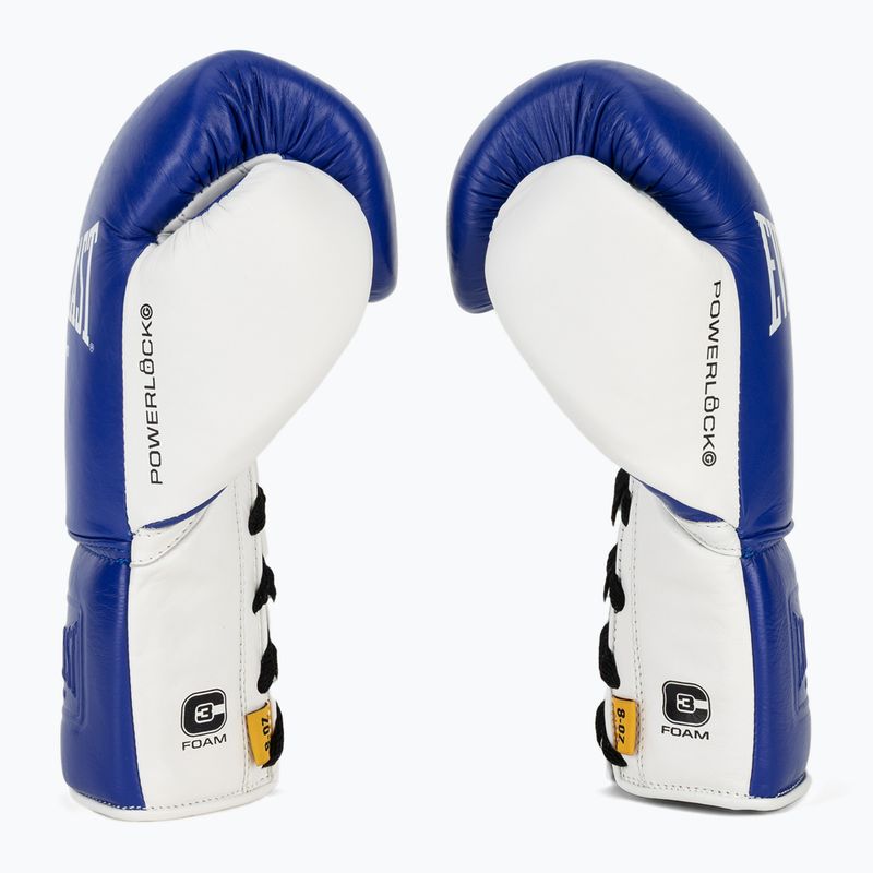 Boxhandschuhe Everlast Powerlock OG Pro Fight blue/white 4