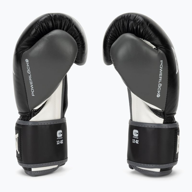 Boxhandschuhe Everlast Powerlock OG H&L Leather Advanced Training black/white 4