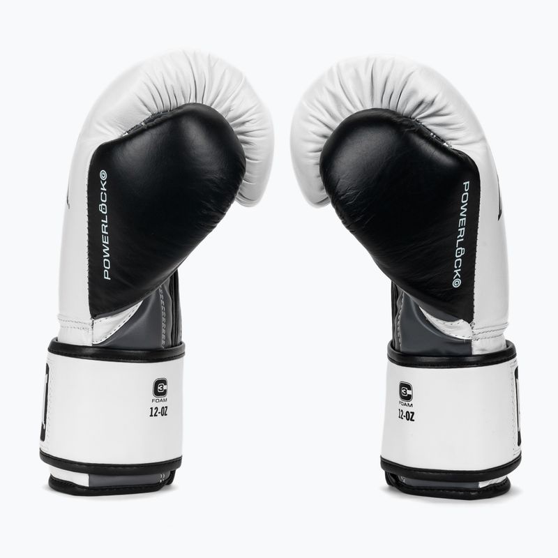 Boxhandschuhe Everlast Powerlock OG H&L Leather Advanced Training white/black 4