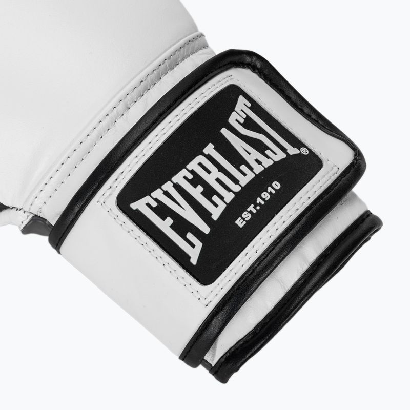 Boxhandschuhe Everlast Powerlock OG H&L Leather Advanced Training white/black 5