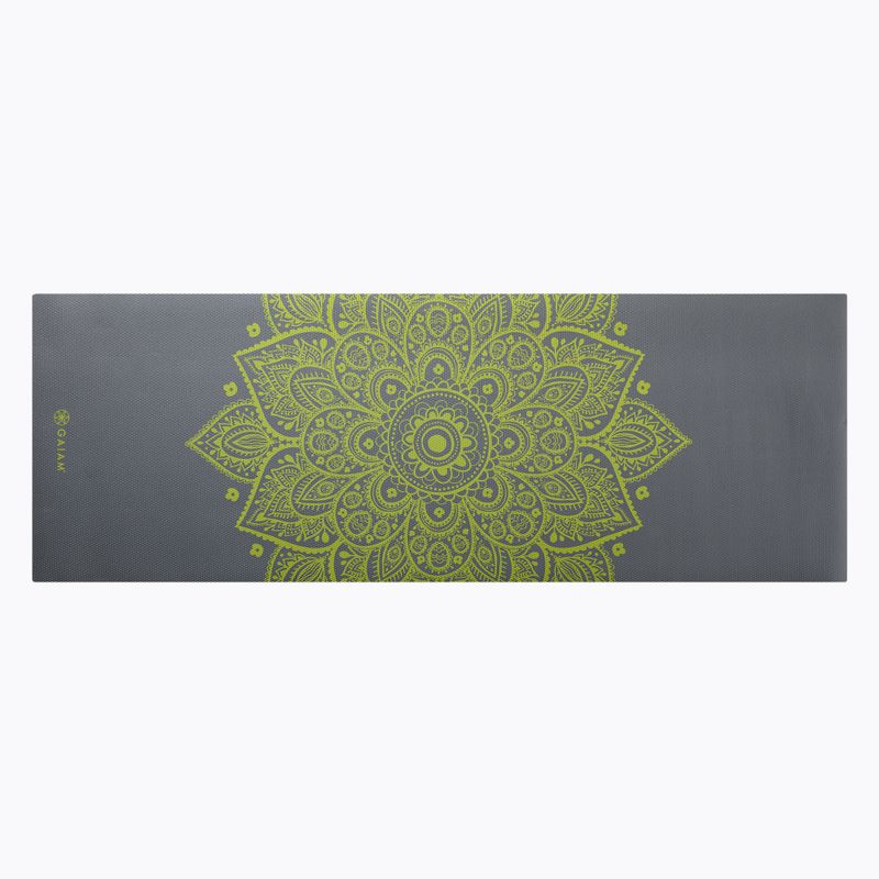 Gaiam Citron Yogamatte Sonnenuhr 6 mm grau 61333 2
