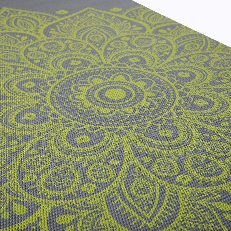 Gaiam Citron Yogamatte Sonnenuhr 6 mm grau 61333 3