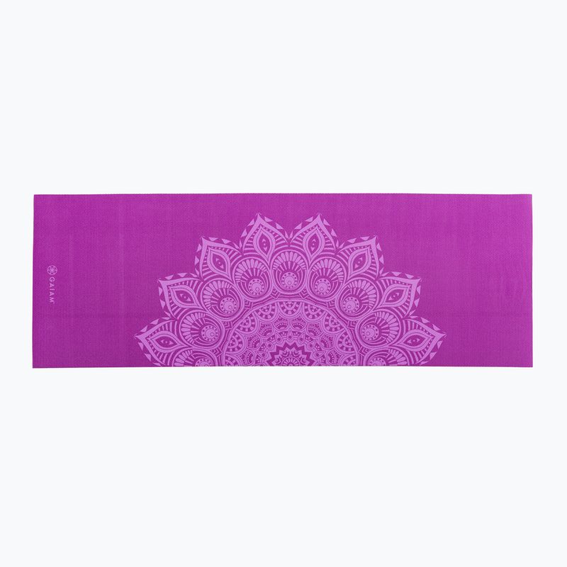 Gaiam Mandala Yoga-Matte 6 mm lila 62202 2