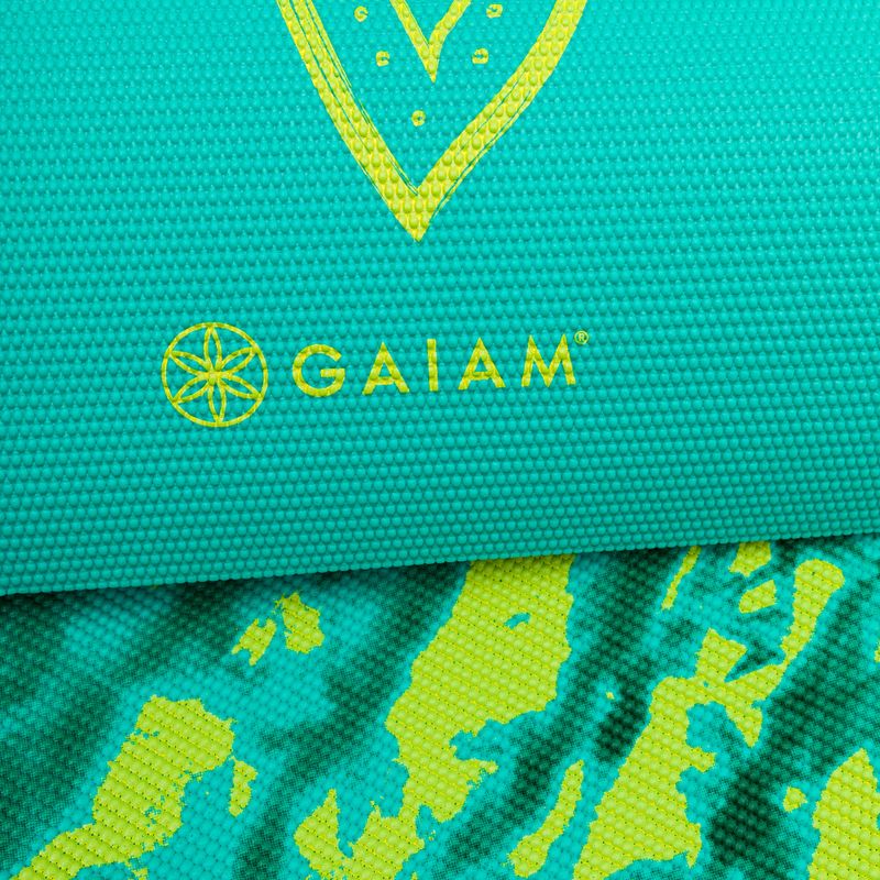 Gaiam Türkis Lotus Yoga-Matte 6 mm grün 62344 5