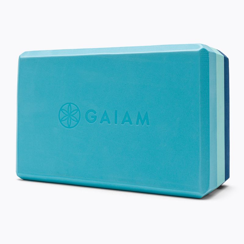 Gaiam Yoga-Würfel blau 62912 3