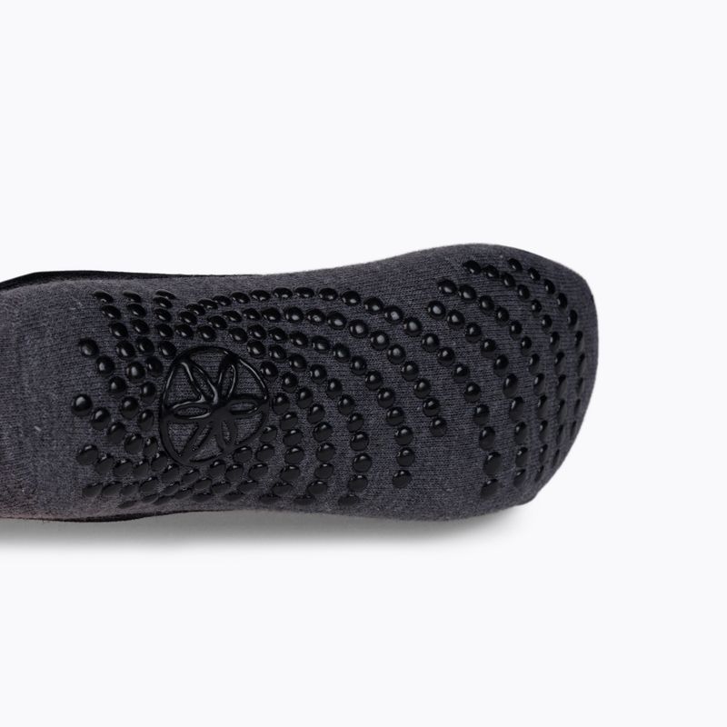Gaiam Frauen Yoga Socken rutschfest Graphit 63709 4