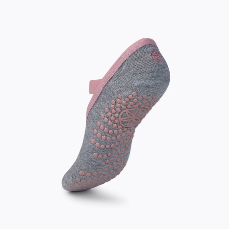 Gaiam Frauen Yoga Socken Anti-Rutsch grau 63755 3