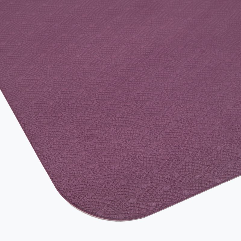 Yogamatte Gaiam TPE Blush Printed burgndy 4