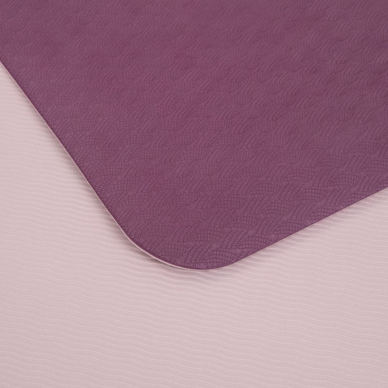 Yogamatte Gaiam TPE Blush Printed burgndy 5
