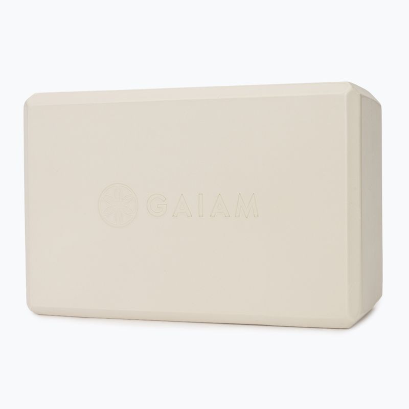 Yoga-Block Gaiam Yoga calming greige 2