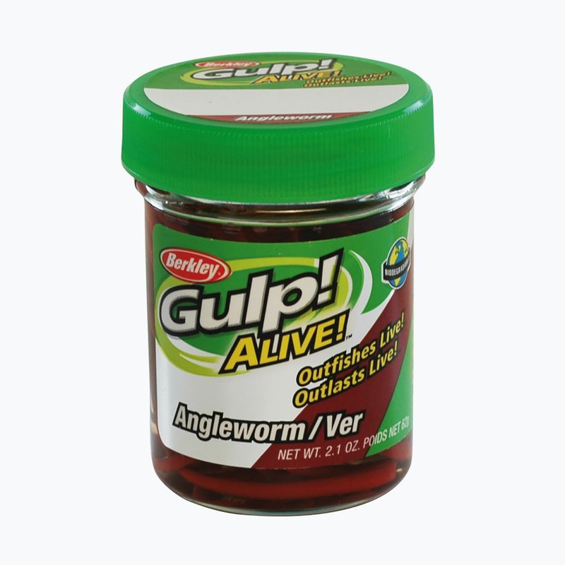 Berkley Gulp Alive Angle Worm Red Wiggler Kunstwurmköder 1140587