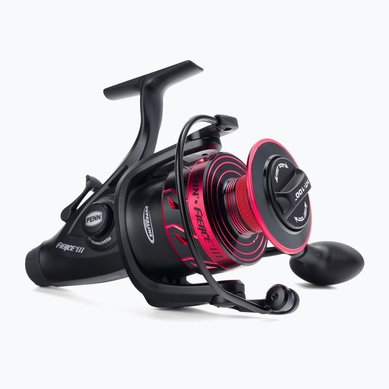 Penn Fierce III Live Liner Karpfenrolle schwarz und rot 1505226