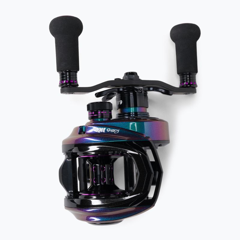 Abu Garcia Revo Ike LP Links schwarz und lila Multiplikatorrolle 1475705 3