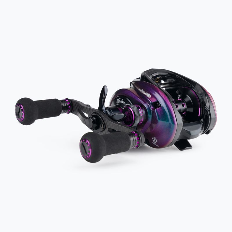 Abu Garcia Revo Ike Shs LP Links schwarz und lila Spinnrolle 1475707