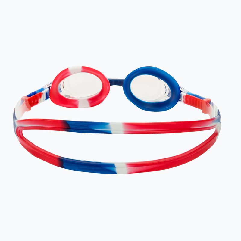 TYR Schwimmbrille USA klar/rot/marine 4