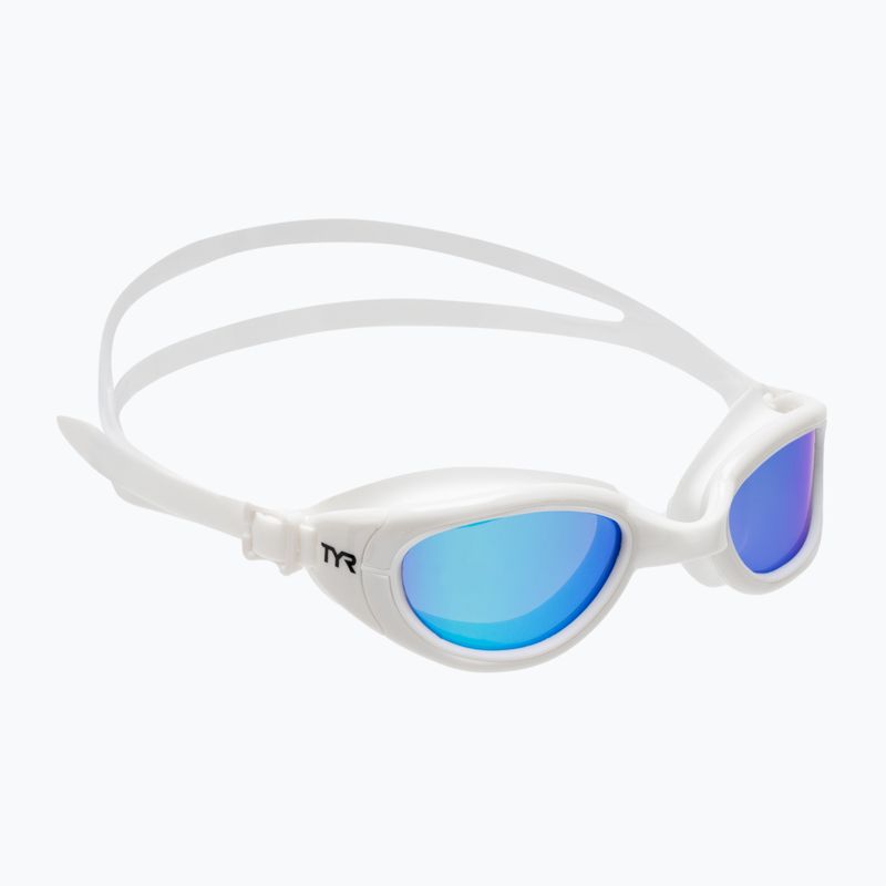 TYR Special Ops 2.0 Polarized Große weiße Schwimmbrille LGSPL_100