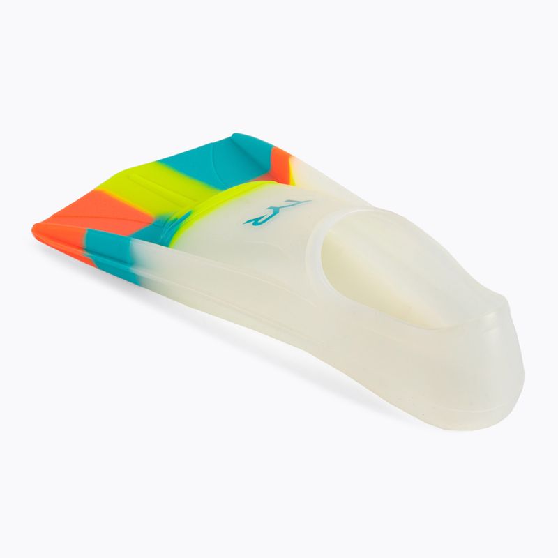 Tauchflossen TYR Stryker Silicone weiß-bunt LFSTRKR 4