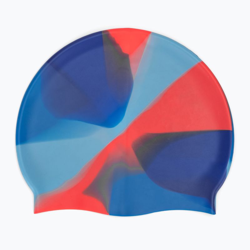 Kinder-Schwimmkappe TYR Tiedye Silicone Multicolor Jr blue/orange 2