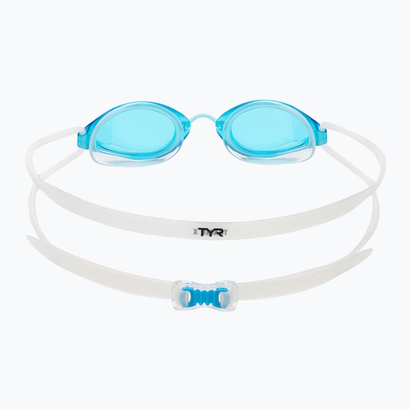 TYR Tracer-X Racing blau und weiß LGTRX Schwimmbrille 5