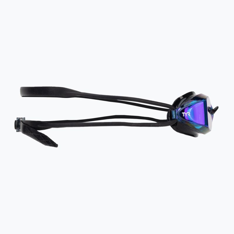 Schwimmbrille TYR Tracer-X Racing Mirrored schwarz-blau LGTRXM_422 3