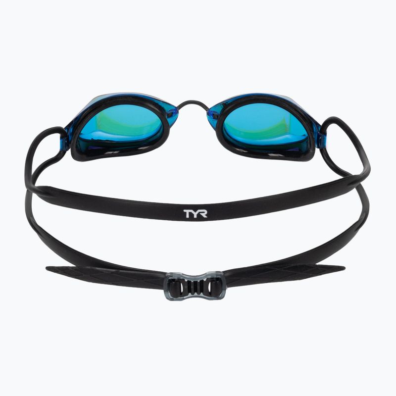 Schwimmbrille TYR Tracer-X Racing Mirrored schwarz-blau LGTRXM_422 5
