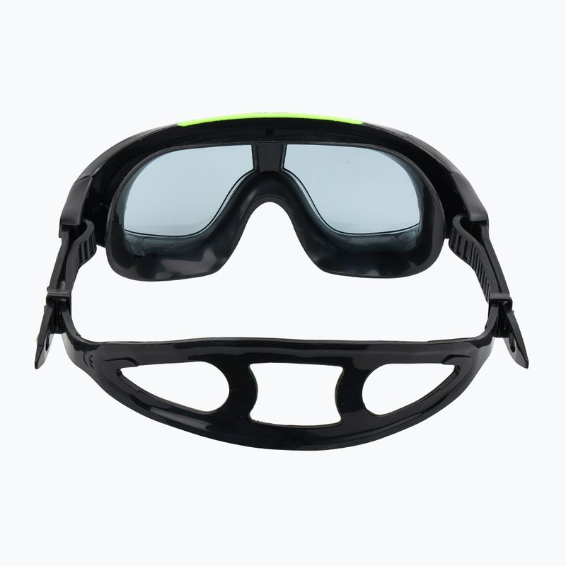TYR Orion smoke/ schwarz/ gelb Schwimmmaske 4