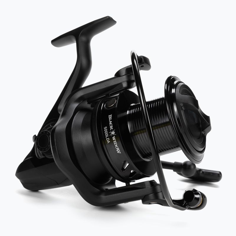 Daiwa Black Widow Karpfen Angelrolle schwarz 10155-550