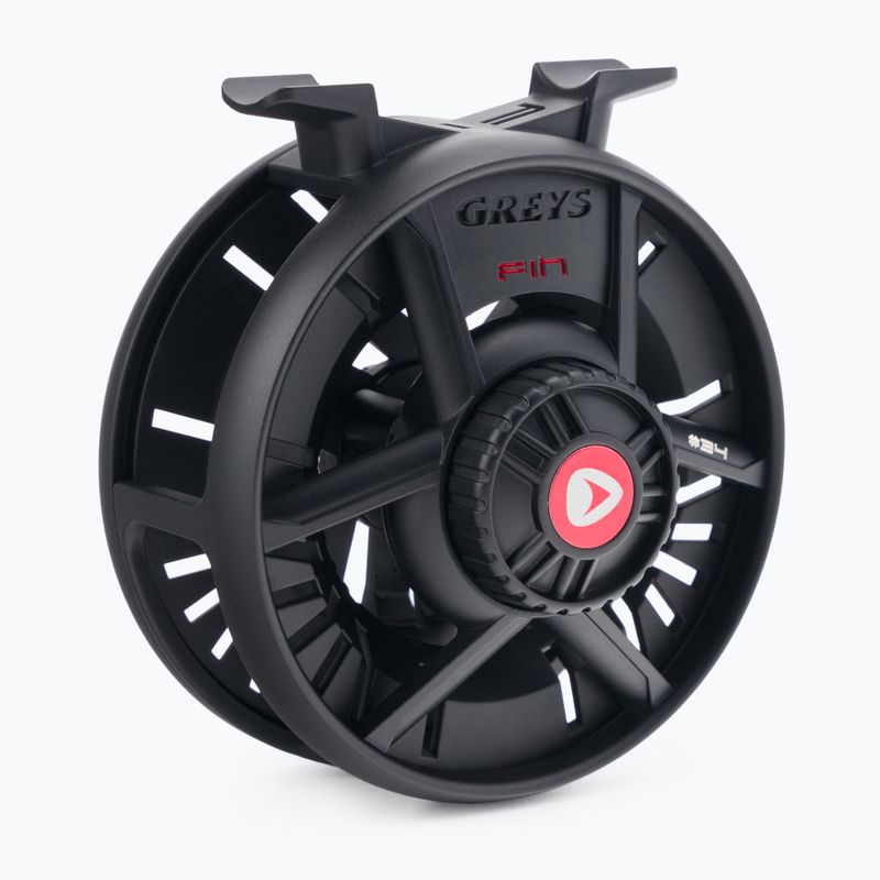 Greys Fin Reel Fliegenrolle schwarz 1546669