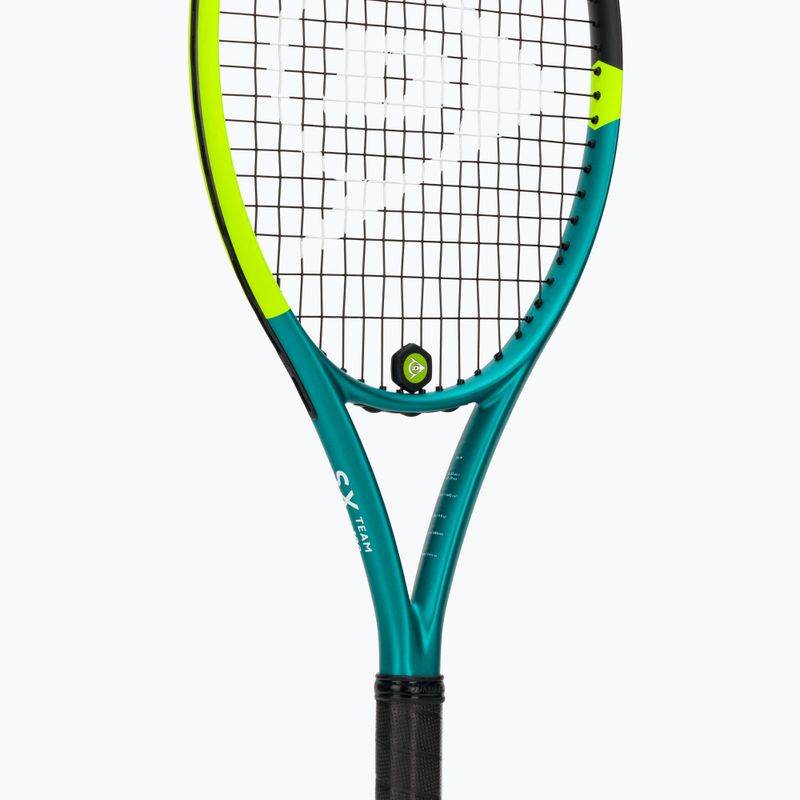 Tennisschläger Dunlop SX Team 100 teal/black/yellow 10364303 4