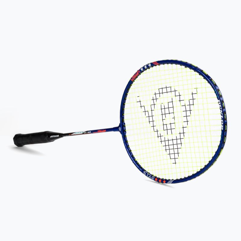 Dunlop Nitro-Star SSX 1.0 Badmintonset blau/gelb 13015319 3