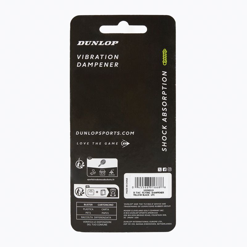 Vibrationsdämpfer Dunlop Flying D Dampener 2 Stück yellow/black 2