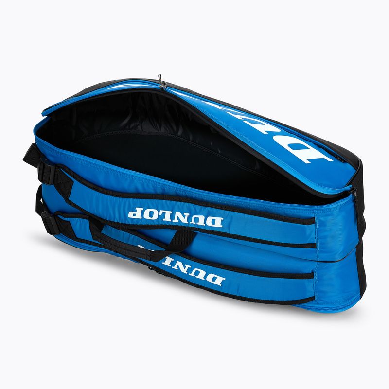 Tennistasche Dunlop FX-Club 6 RKT schwarz/schwarz 7