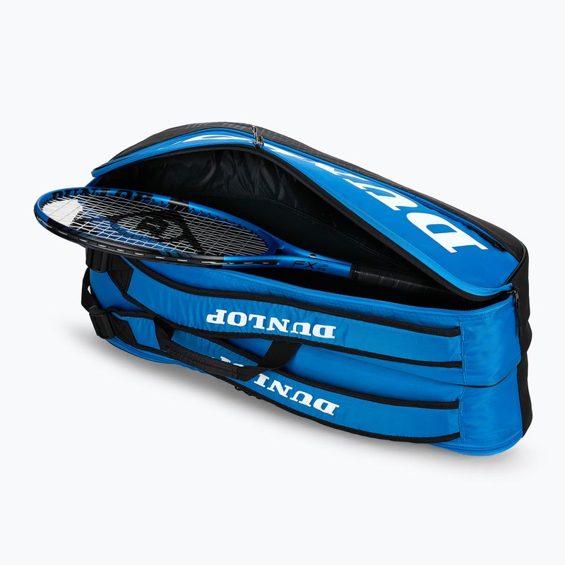 Tennistasche Dunlop FX-Club 6 RKT schwarz/schwarz 8