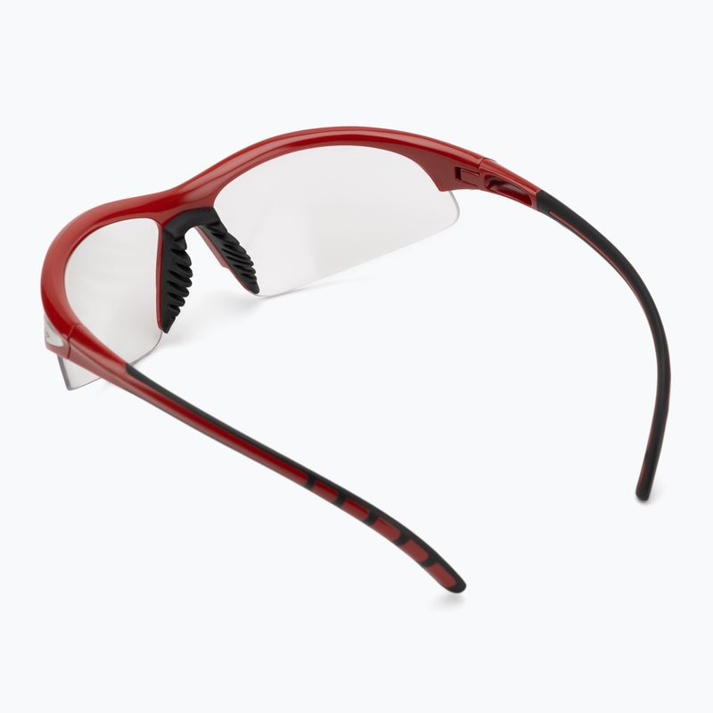 Squashbrille Dunlop Competition Eyewear Protective red/clear 2