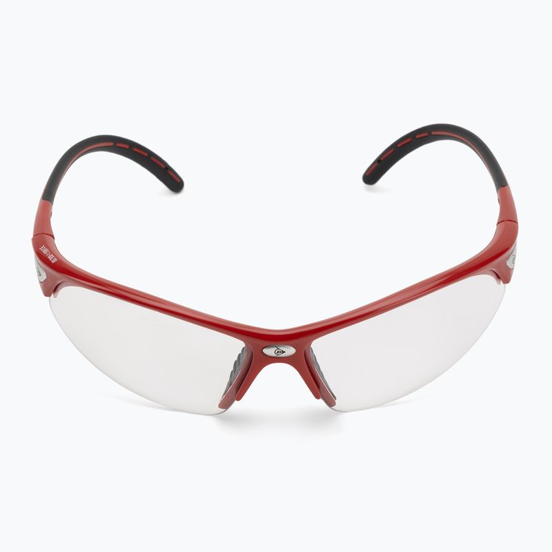 Squashbrille Dunlop Competition Eyewear Protective red/clear 3